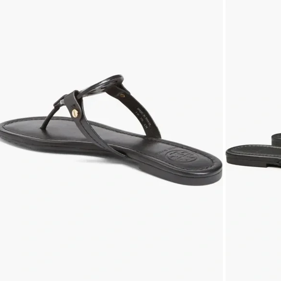 Tory Burch Miller Thong Black Sandals - Picture 6 of 12